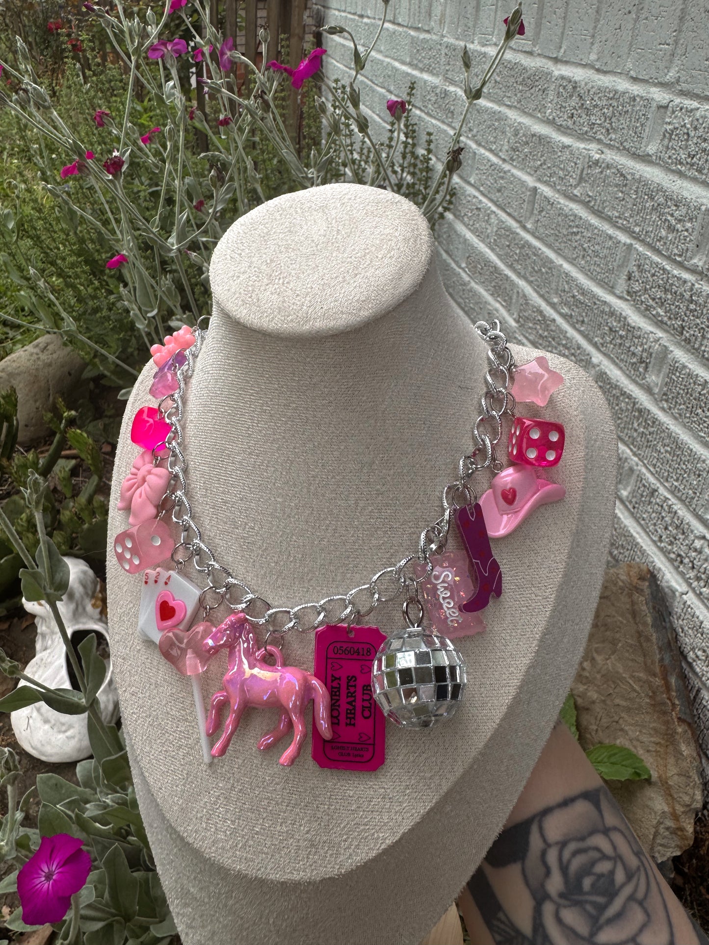 The Pink Pony Charm Necklace